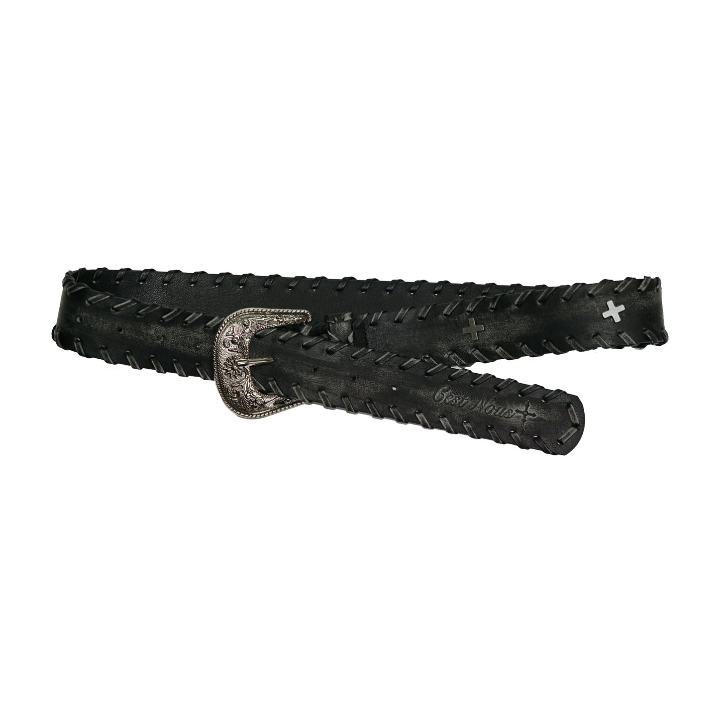 Carved Buckle Belt