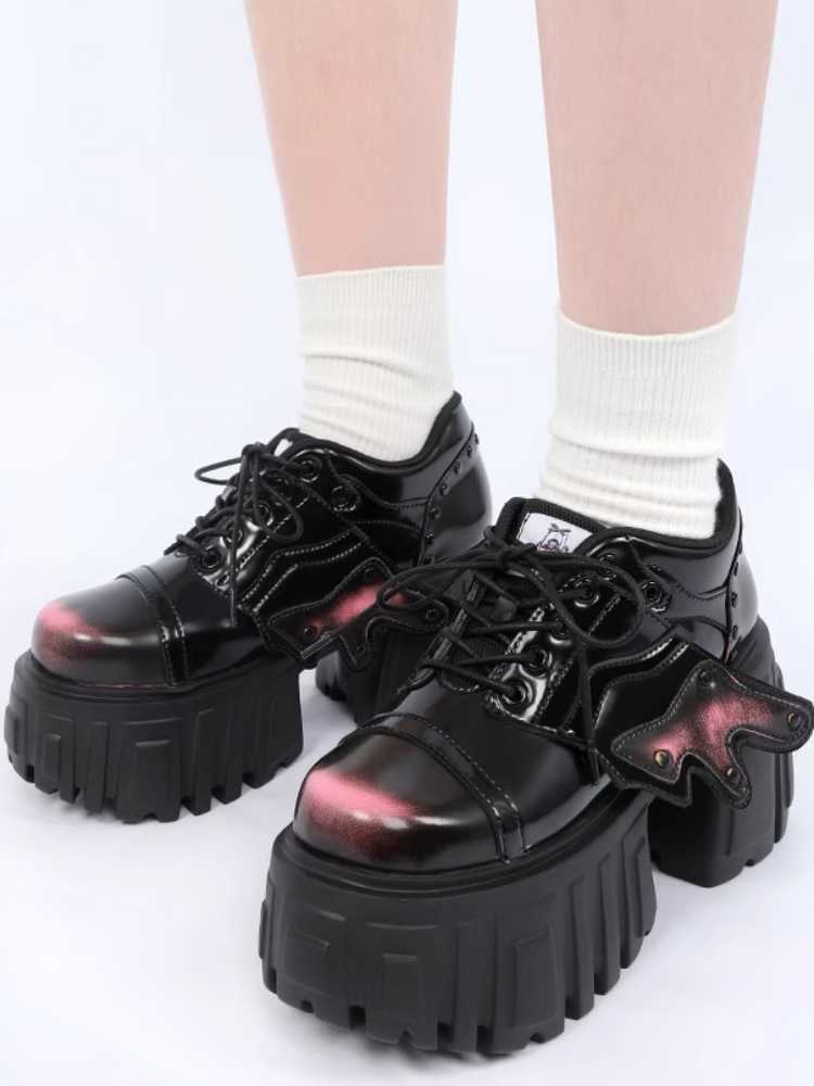 Hot girl punk platform shoes