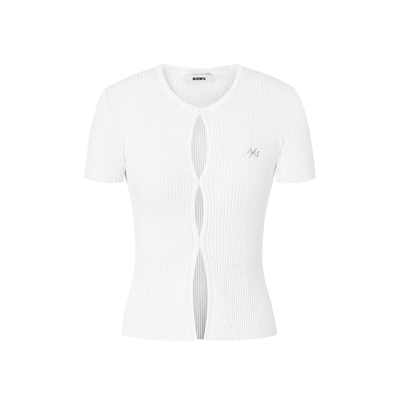 Hollow Knit Cardigan