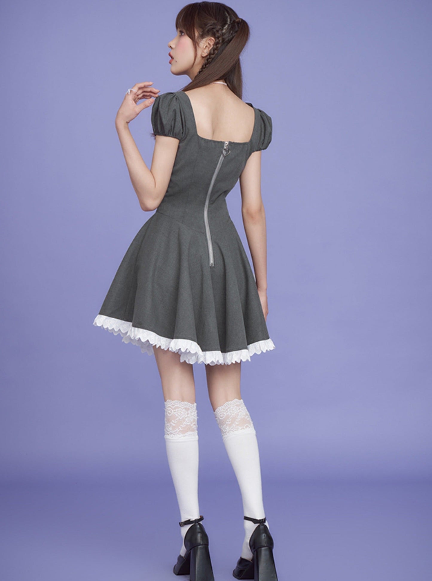 Fighting Spirit Gray Dress