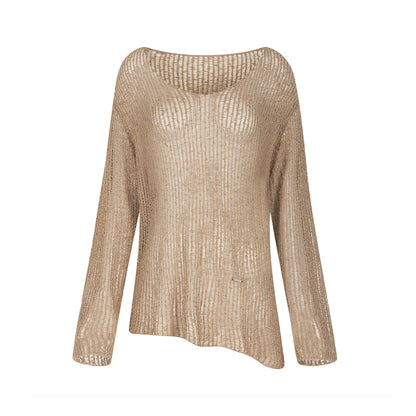 Knitted Mesh Blouse