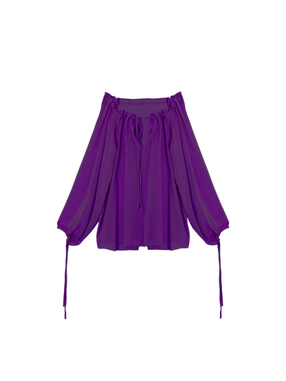 Sunscreen Lace-Up Shirt