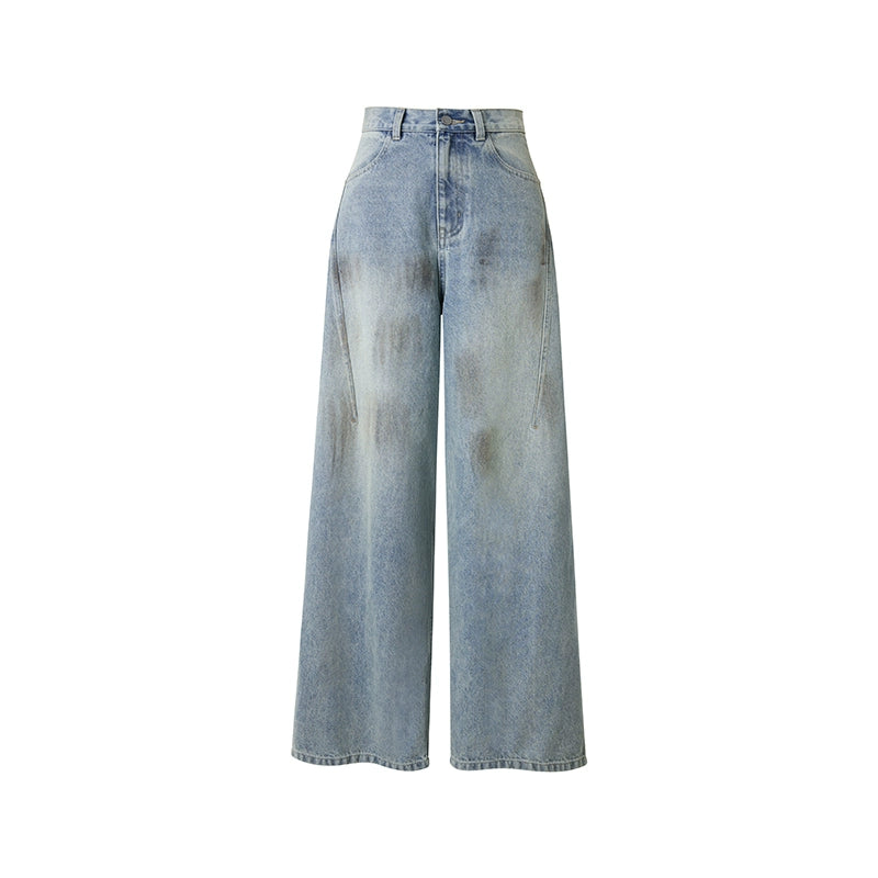 Stardust Color Distress Denim Pants