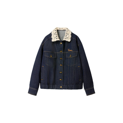 Blue Detachable Denim Jacket Set-Up