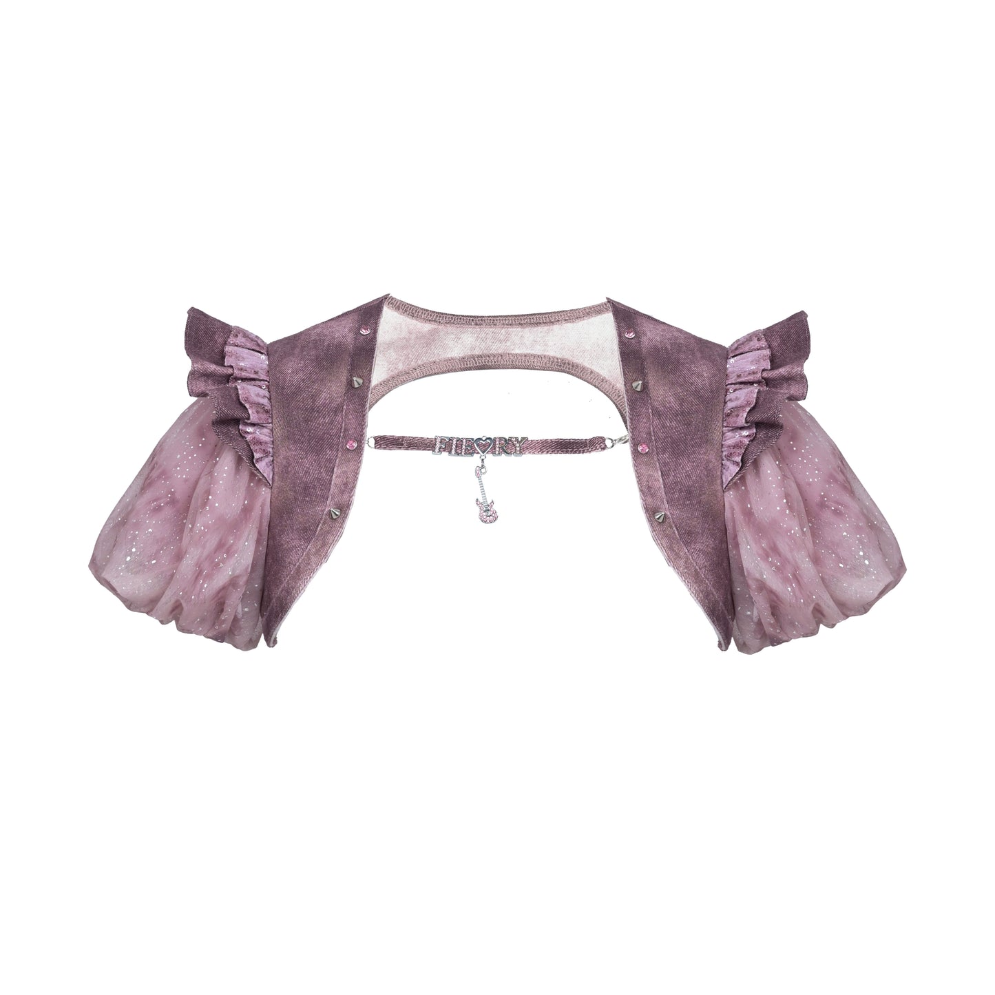 Puff Sleeve Two-Piece Suspender Set-Up