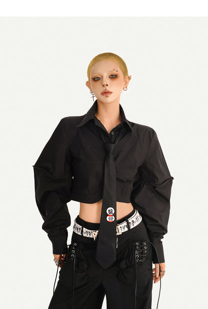 Minimalist High-Waist Wide-Leg Pants