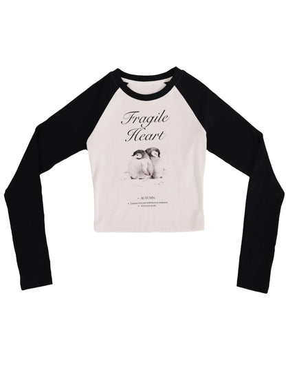 American vintage long-sleeved T-Shirt