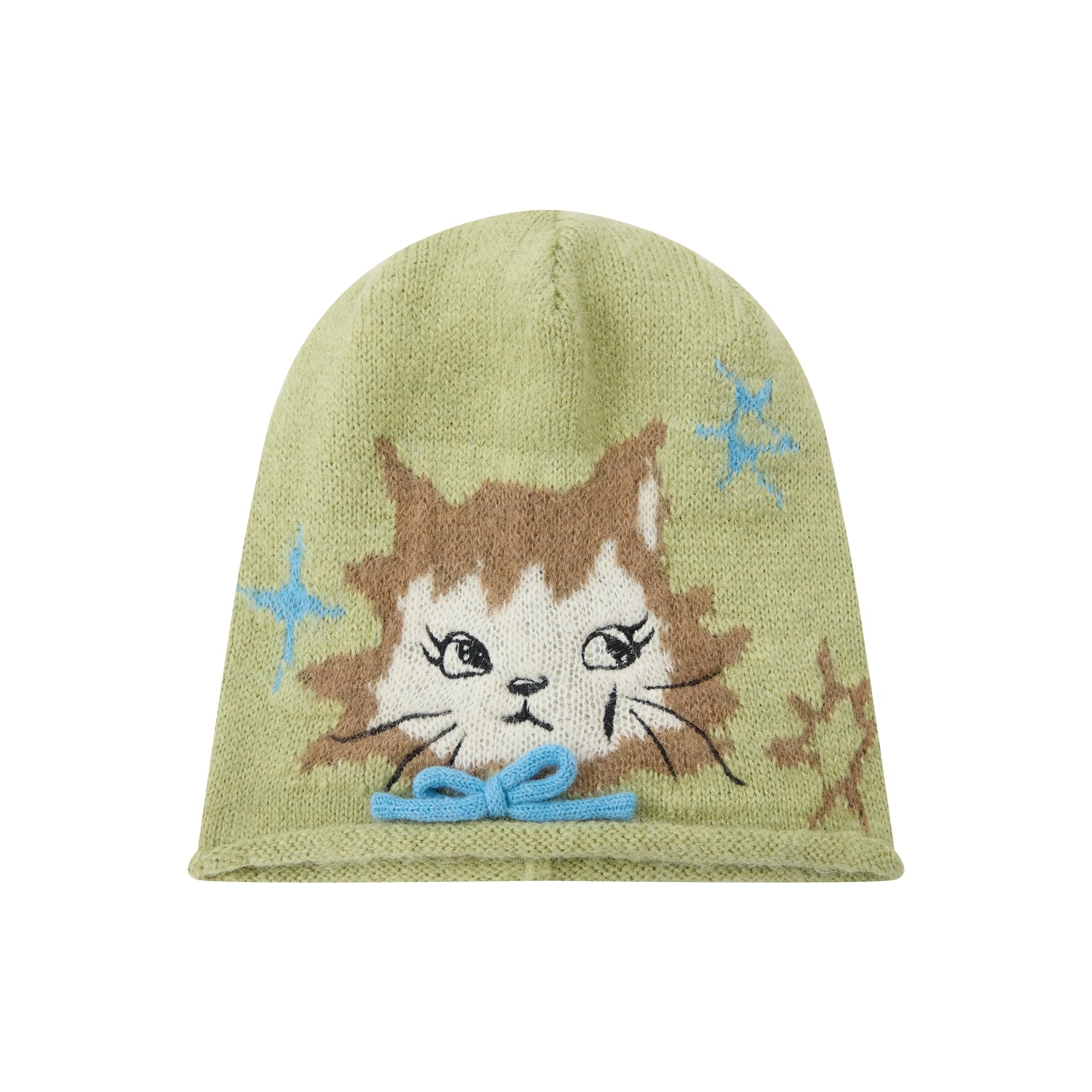 Knitted Cat Beanie Hat