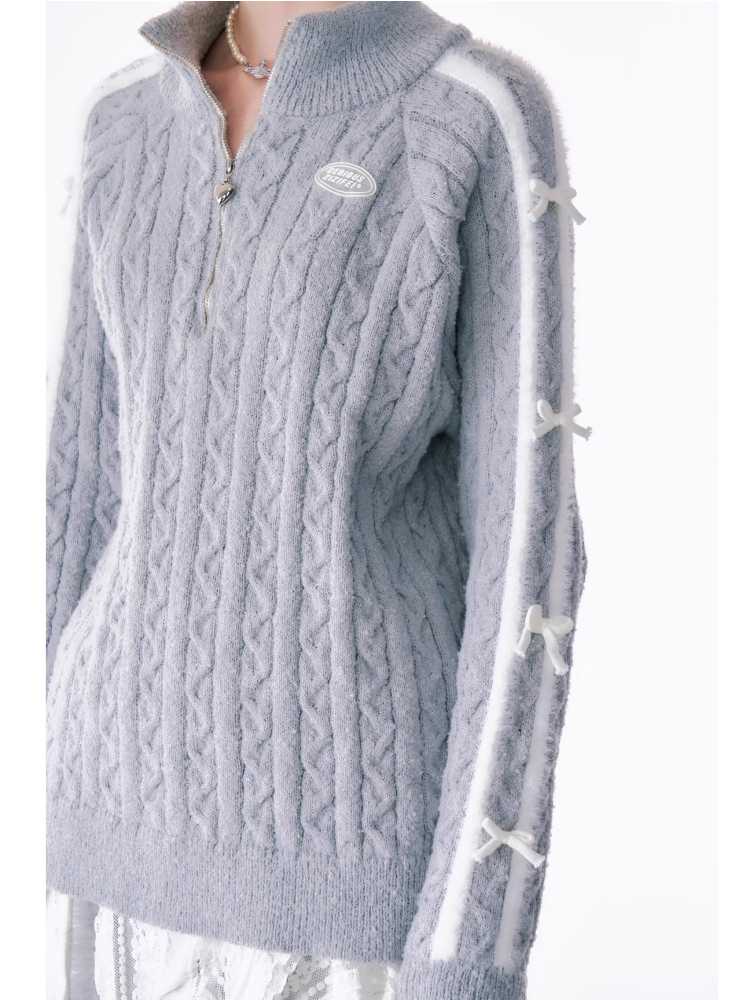 Retro sports style sweater