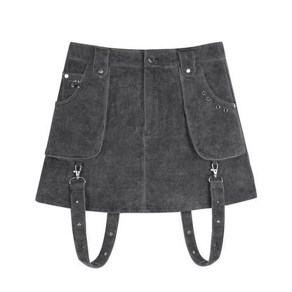 Girly Super Heavy Denim Skirt