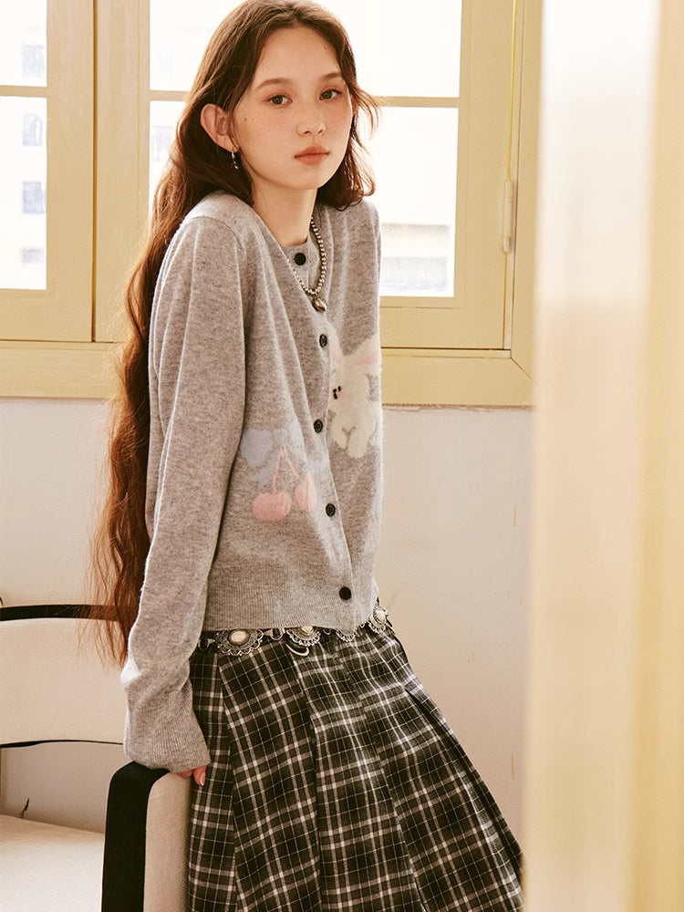 Rabbit knit cardigan