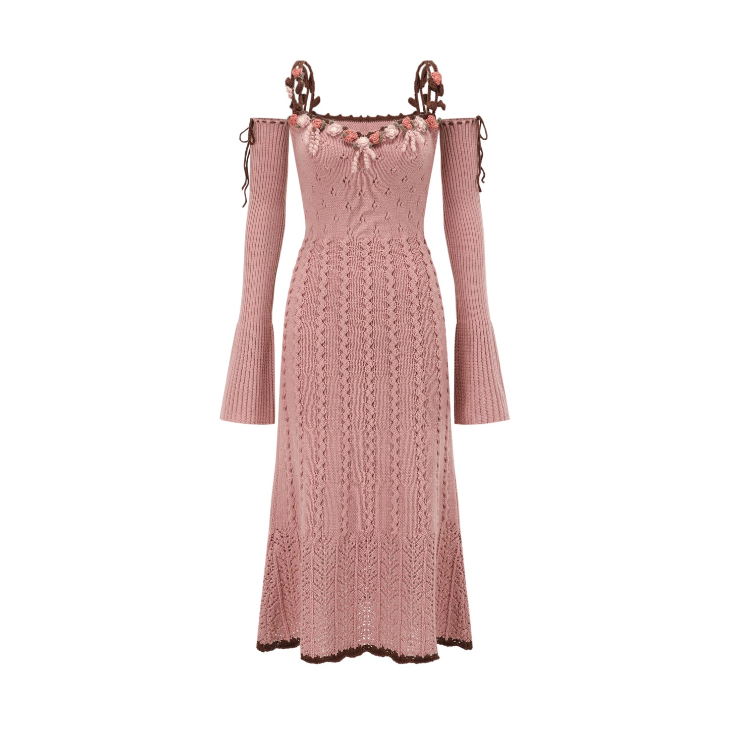 Juliet Retro Wool Knit Dress Set-Up