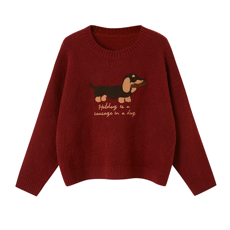 Dachshund Knit Sweater