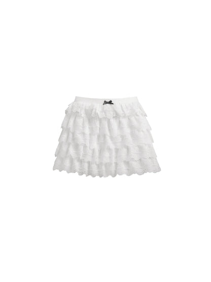 Sweetheart Sweet Cream Cake Skirt