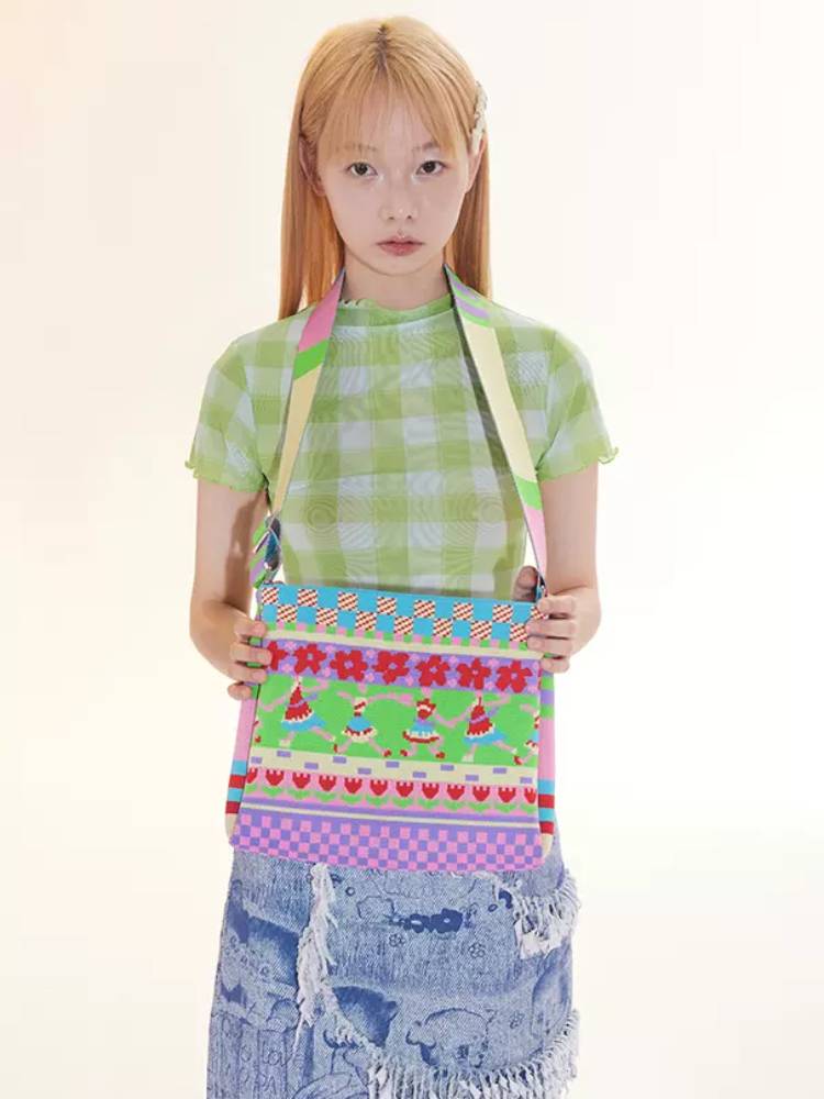 Colorful shoulder bag