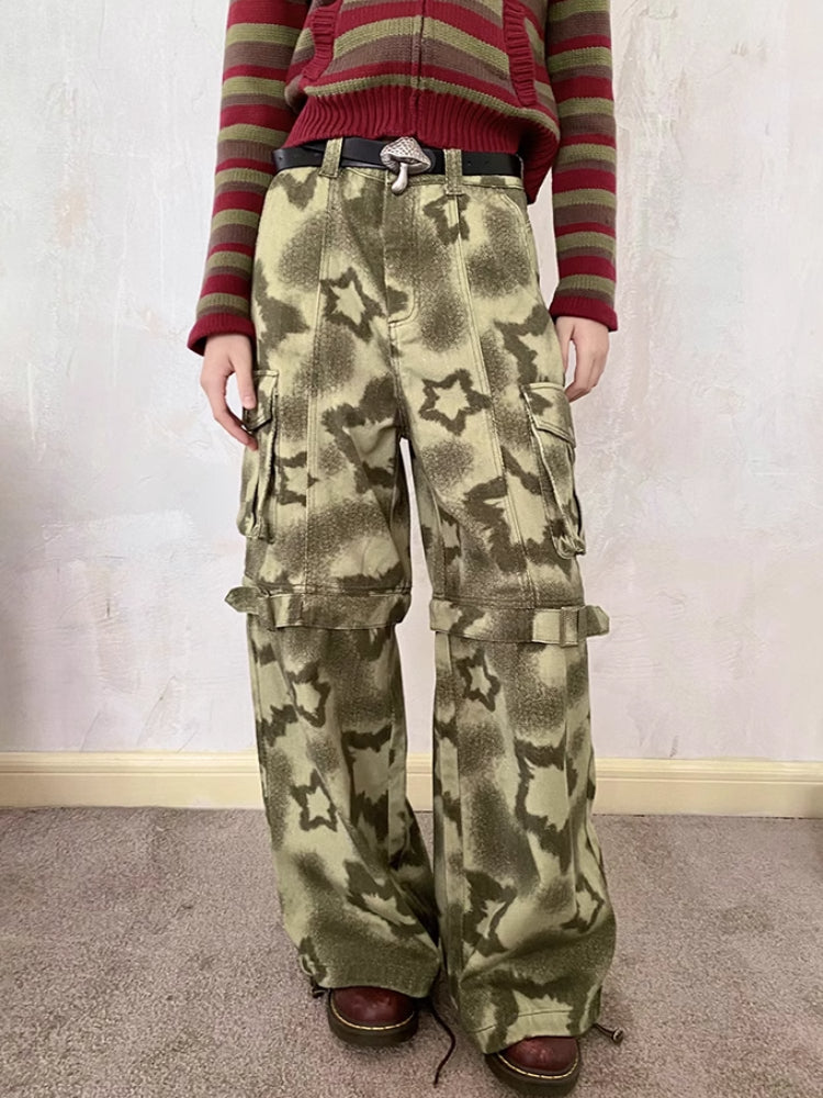 Loose straight casual pants