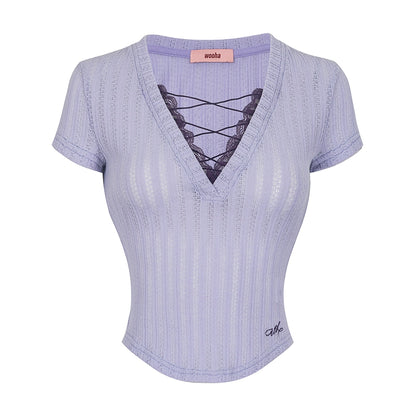 Sleek V-Neck T-Shirt