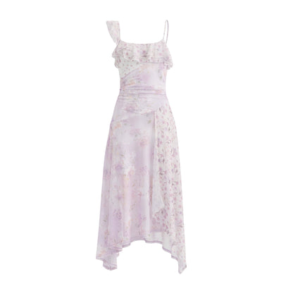 Wisteria Mesh Slip Dress