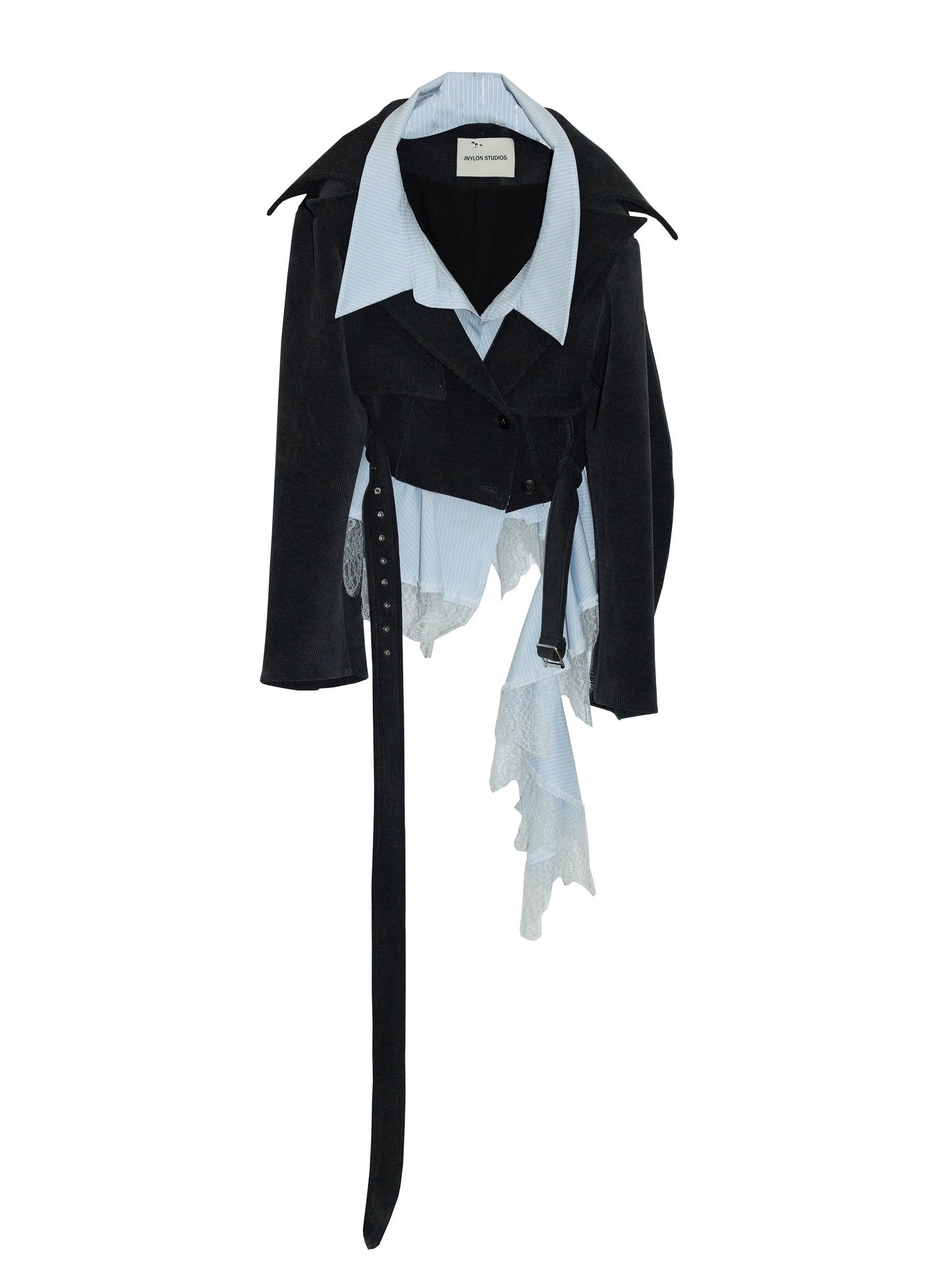 Vintage Lace Silhouette Short Top