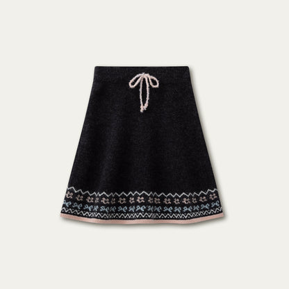 Sunset Fair Knitted Top & Skirt Set-Up