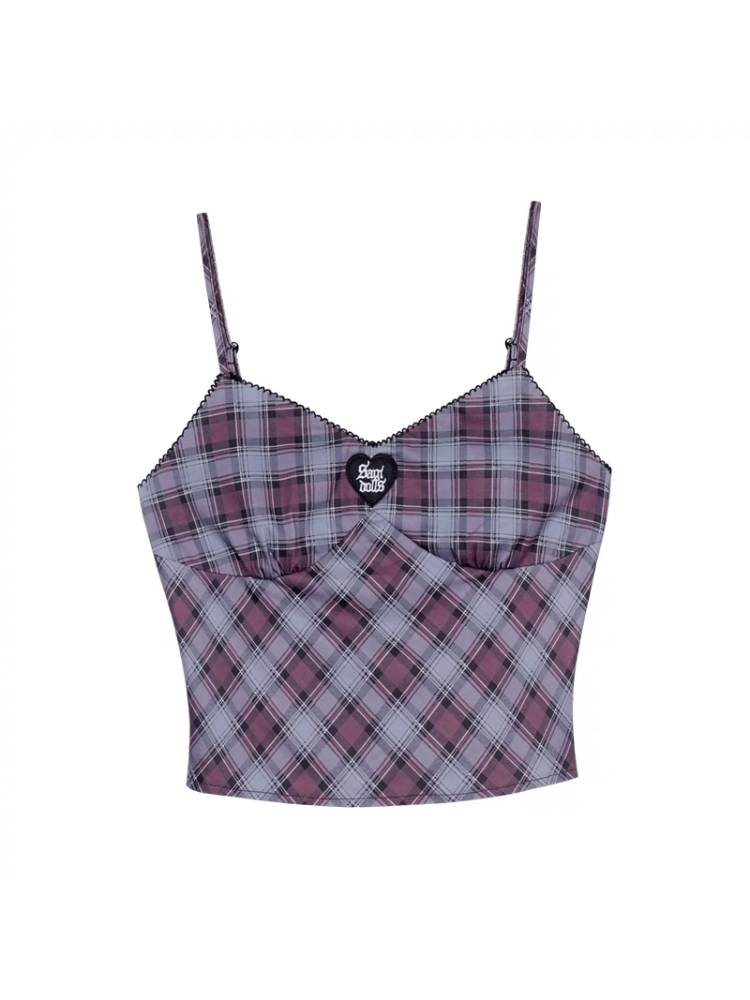 Cute plaid camisole