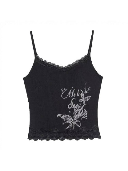 Lace Print Camisole