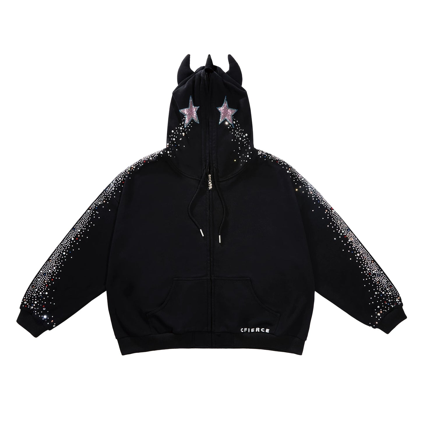 Crying Unicorn Strass Sweatshirt