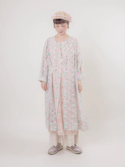 Floral doll style long dress