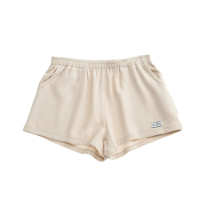 Contrasting Dog-Tooth Lace Shorts