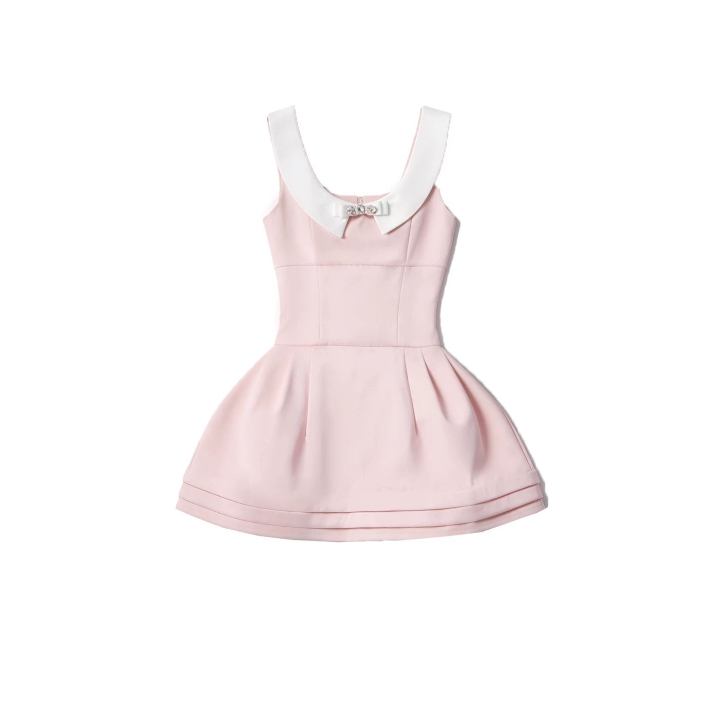 Pink Satin Vest Dress