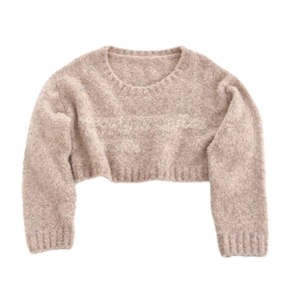 Light Luxury Wool Jacquard Sweater