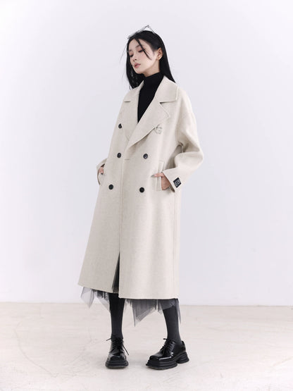 Wool welfare  hand-sewn coat