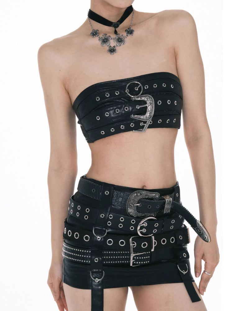 Belt-style tube top