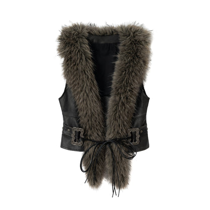 Wasteland Punk Fur Vest