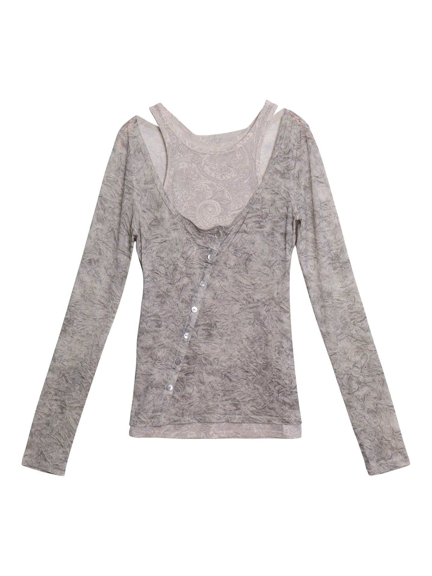 Vintage Acetate Knitted Top