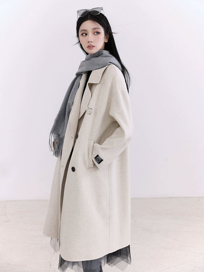 Wool welfare  hand-sewn coat