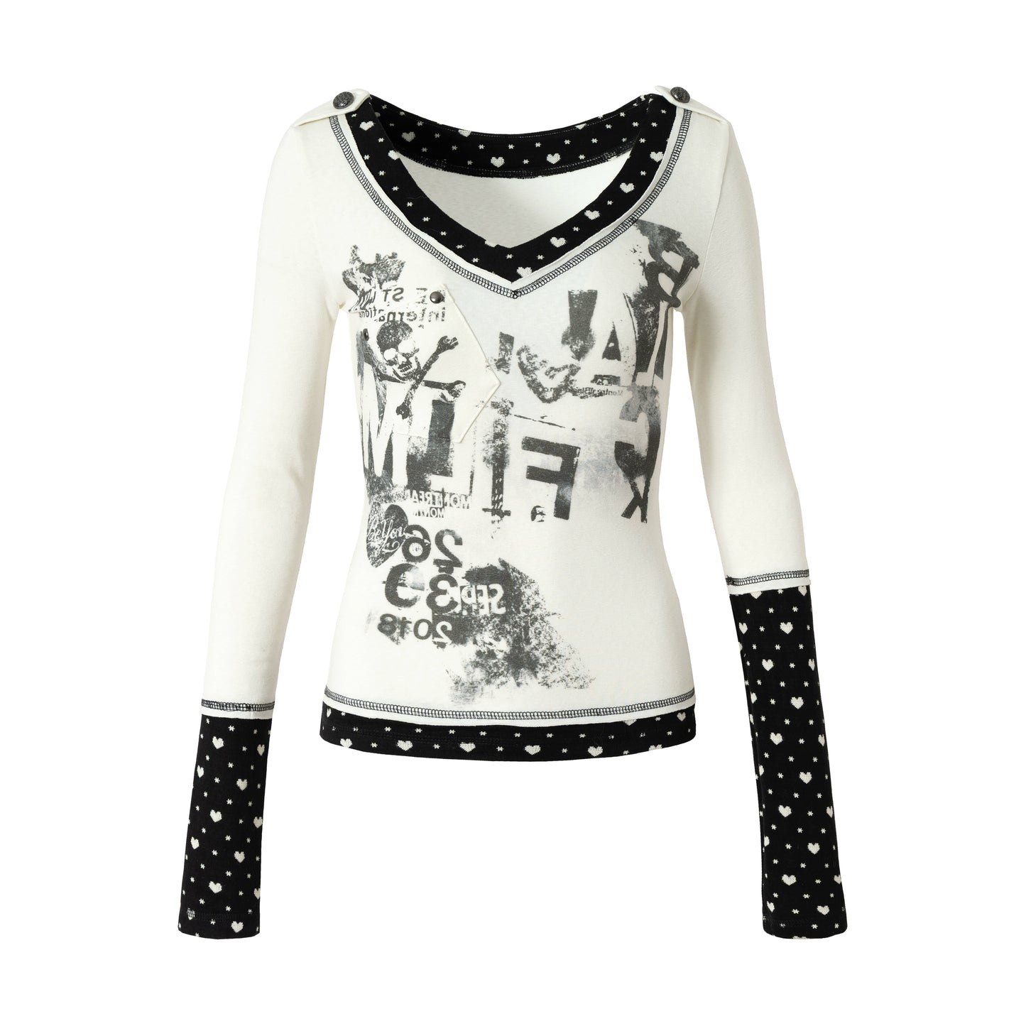 Retro Vintage Patchwork Top