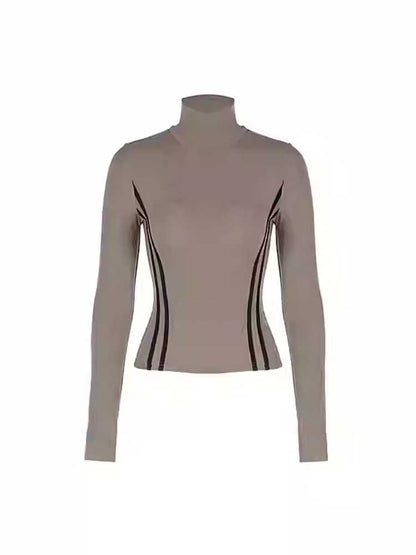 Slim fit long sleeve inner top