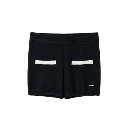 울 컬러 블록킹 쇼츠