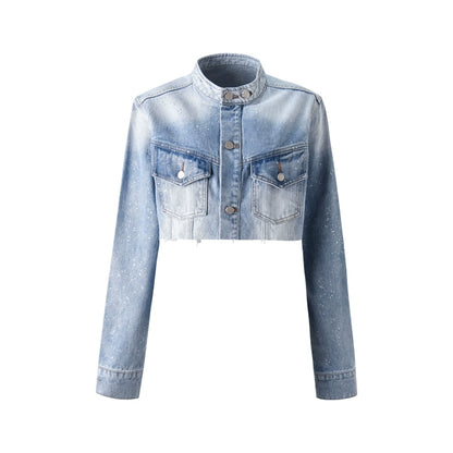Blue Winter Denim Jacket