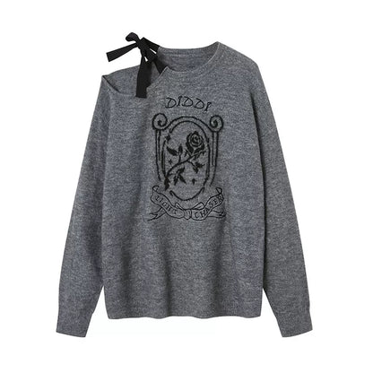 Knitted Plaid Sweater Set-Up