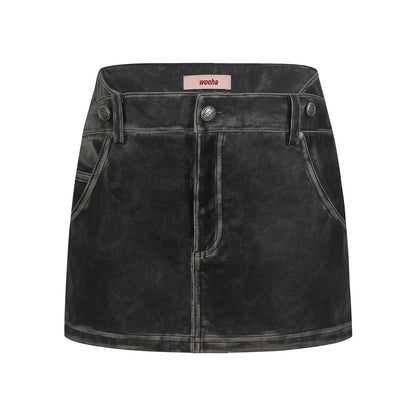 Retro Trendy Cool Short Skirt