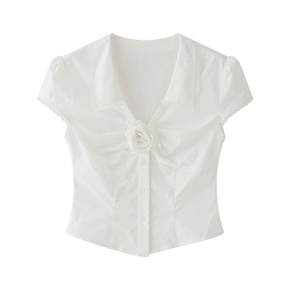 Light Lace-Up Pleated Skirt Set-Up