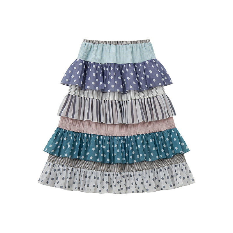 Sea Polka Dot Skirt