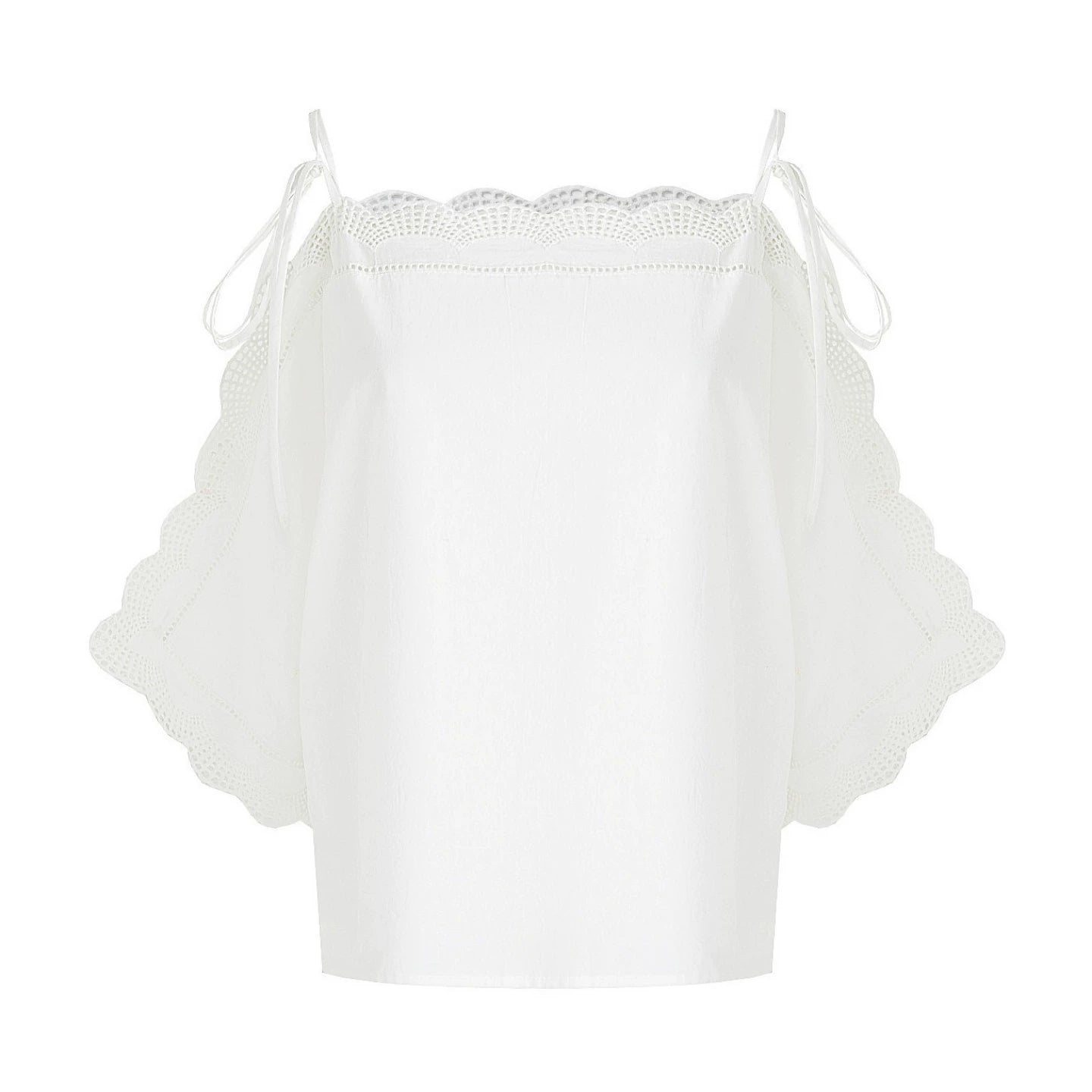 Off-Shoulder Lace Blouse