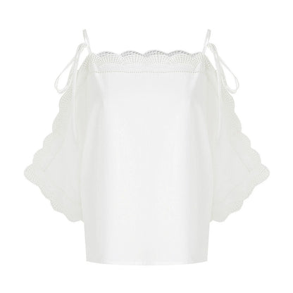 Off-Shoulder Lace Blouse