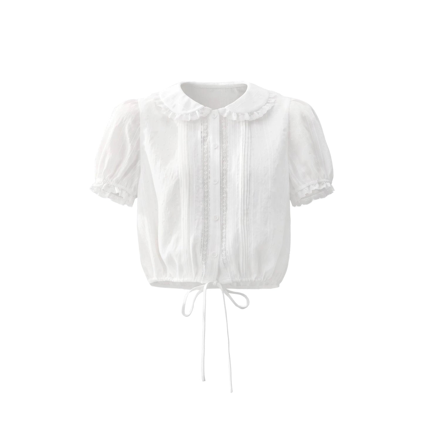 Moonlight Lace Doll Collar Top Set-Up