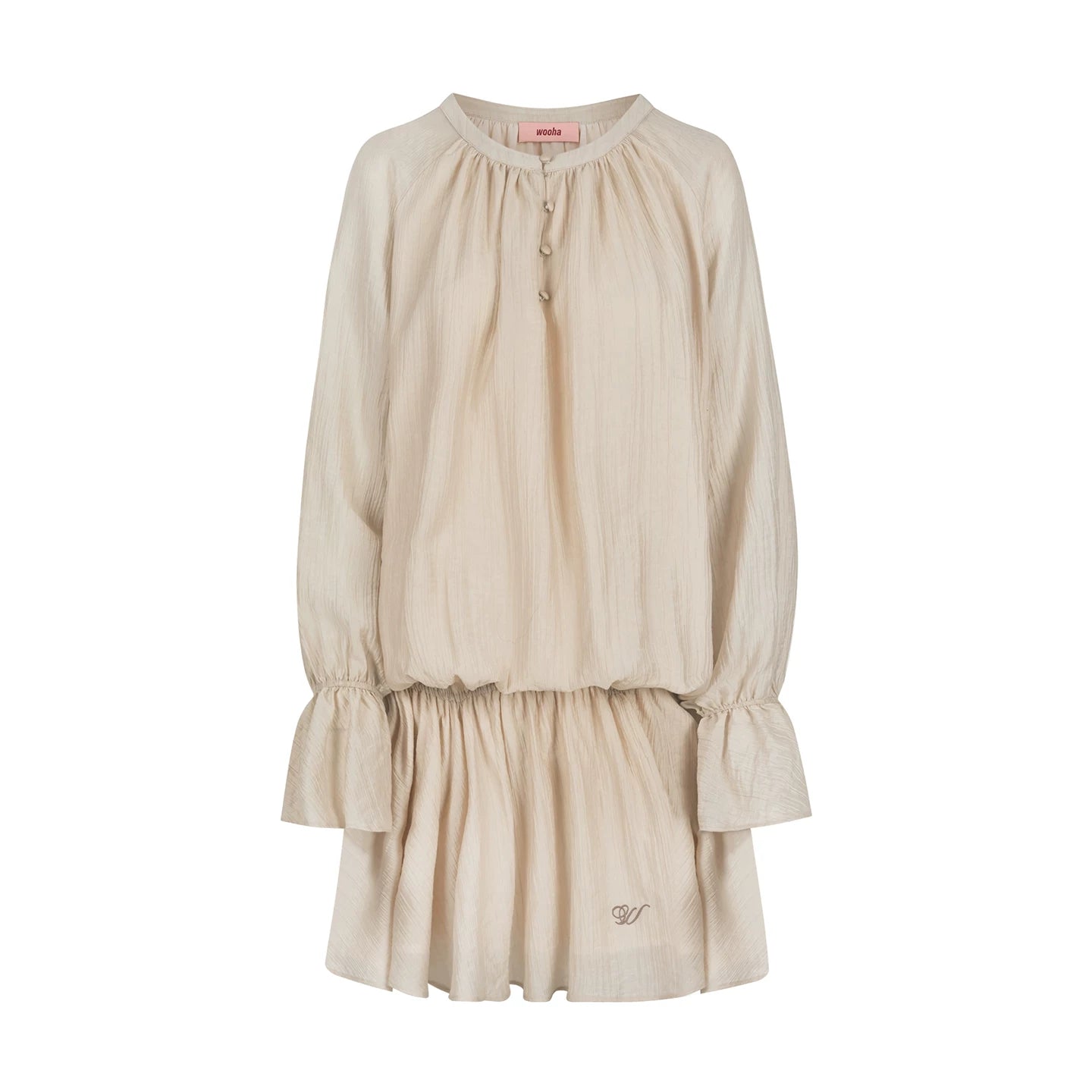 Girlish Ruffled Spring Dress
