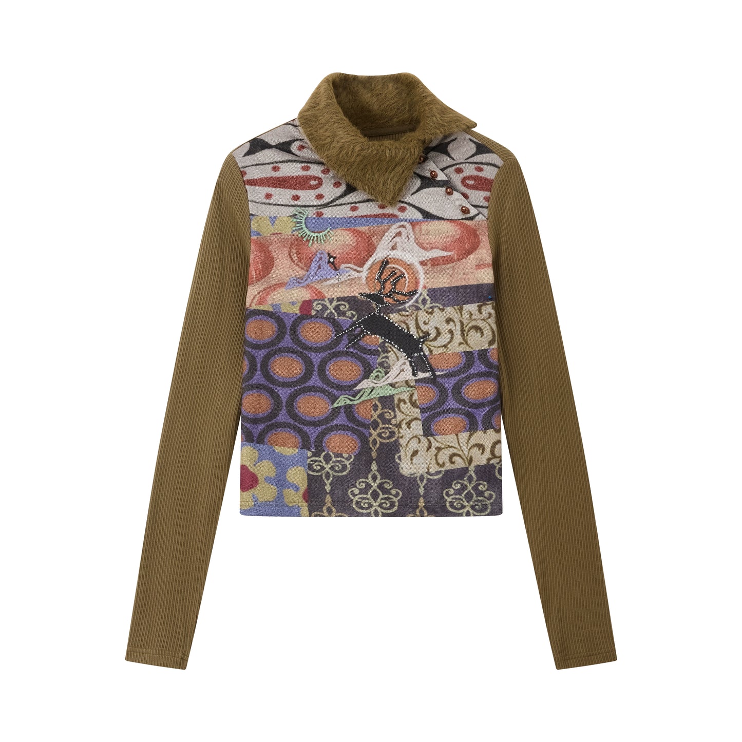 Elk Quest Cashmere Knit Top