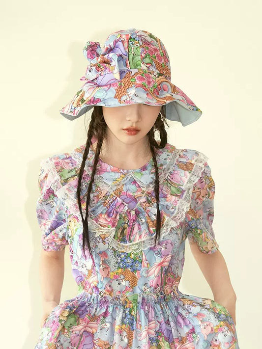 Large brim sun hat